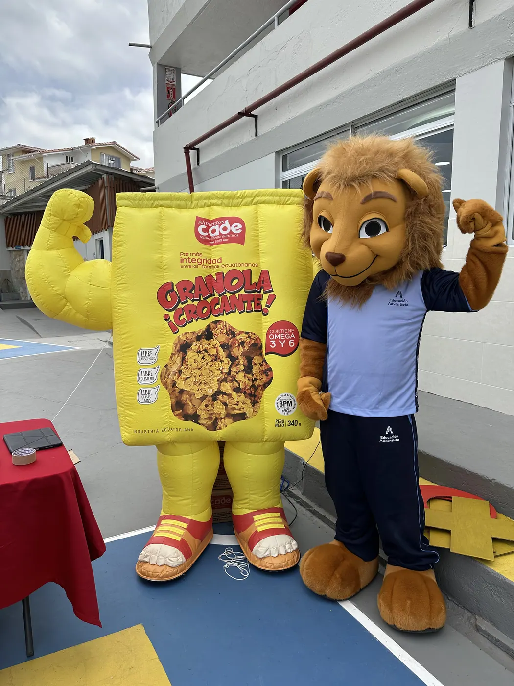 Nuestra mascota en las activaciones