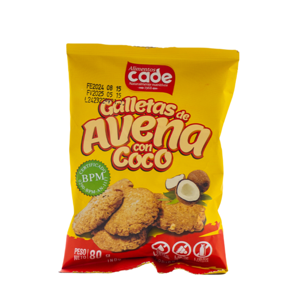 Galletas de Avena con Coco — 80 g