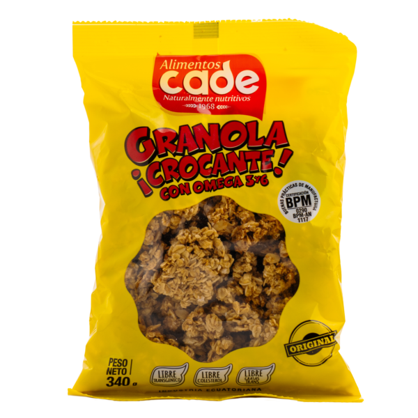 Granola crocante con Omega 3 y 6 – 340g