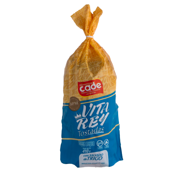 Tostada Vita Rey con Salvado de Trigo — 410 g